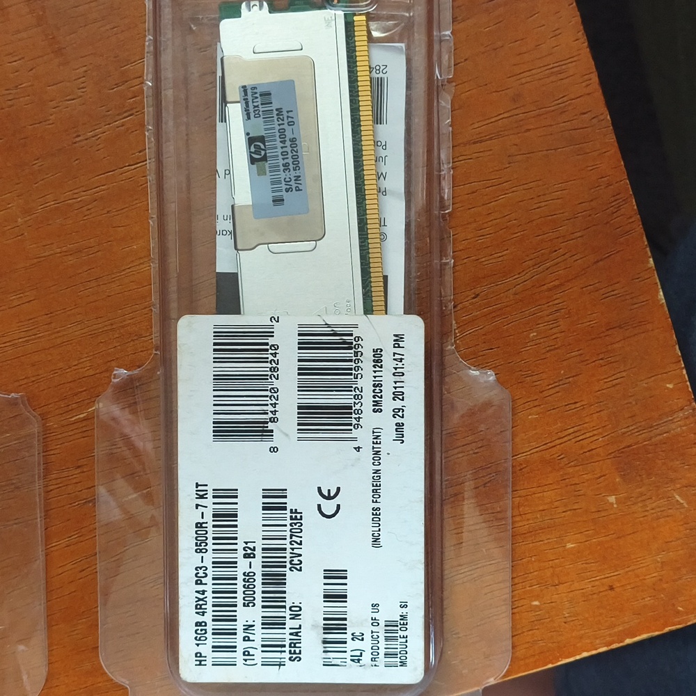 HP 16 GB DDR3 Silver Memory Module